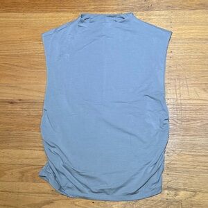 Abercrombie & Fitch Grey Modal-Blend Sleeveless Top | Size L